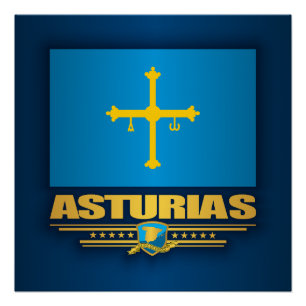 Flag of Asturias Poster