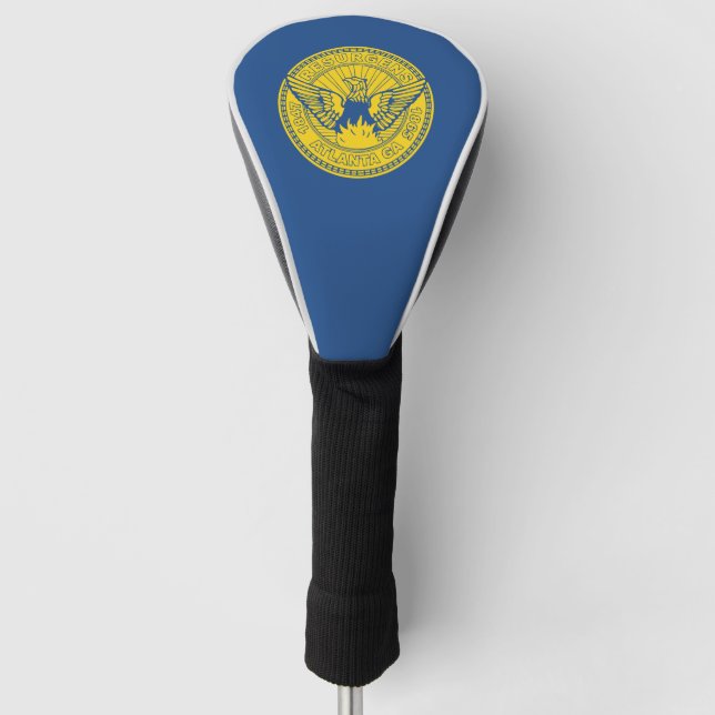 Flag of Atlanta, Georgia Golf Head Cover (Front)