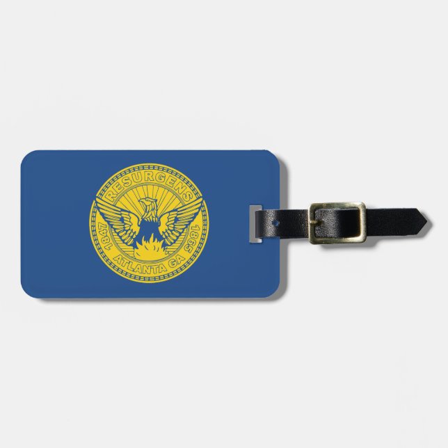 Flag of Atlanta, Georgia Luggage Tag (Front Horizontal)