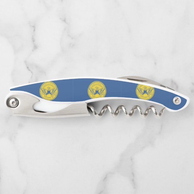 Flag of Atlanta, Georgia Waiter's Corkscrew (Front)