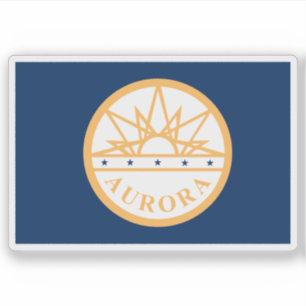 Flag of Aurora, Colorado, USA