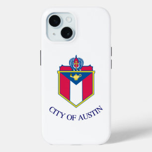 Flag of Austin, Texas iPhone 15 Case