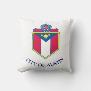 Flag of Austin, Texas Cushion