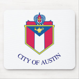 Flag of Austin, Texas Mouse Pad