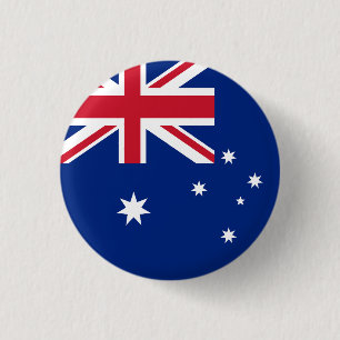Flag of Australia 3 Cm Round Badge
