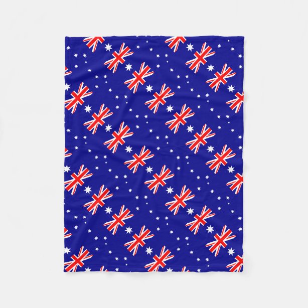 Make Your Own Australia Flag Fleece Blanket Bundle Up In Yours Today