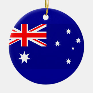 Flag of Australia Ceramic Tree Decoration
