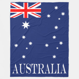 Flag of Australia Fleece Blanket