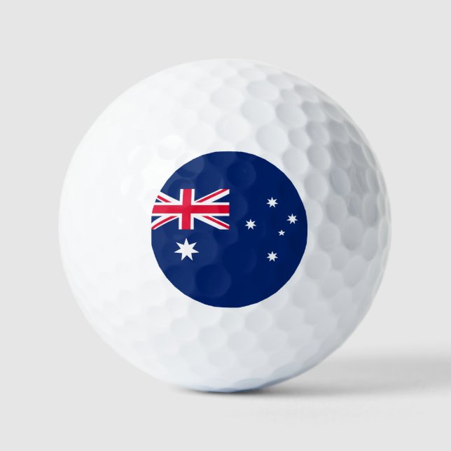 Flag of Australia Golf Balls (Front)
