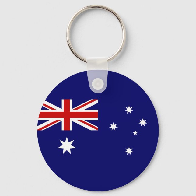 Flag of Australia Key Ring (Front)