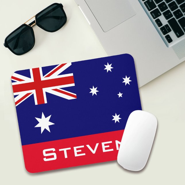 Flag of Australia Personalised Mouse Pad (Creator Uploaded)