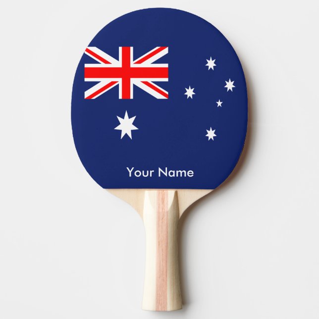 Flag of Australia Ping Pong Paddle (Front)