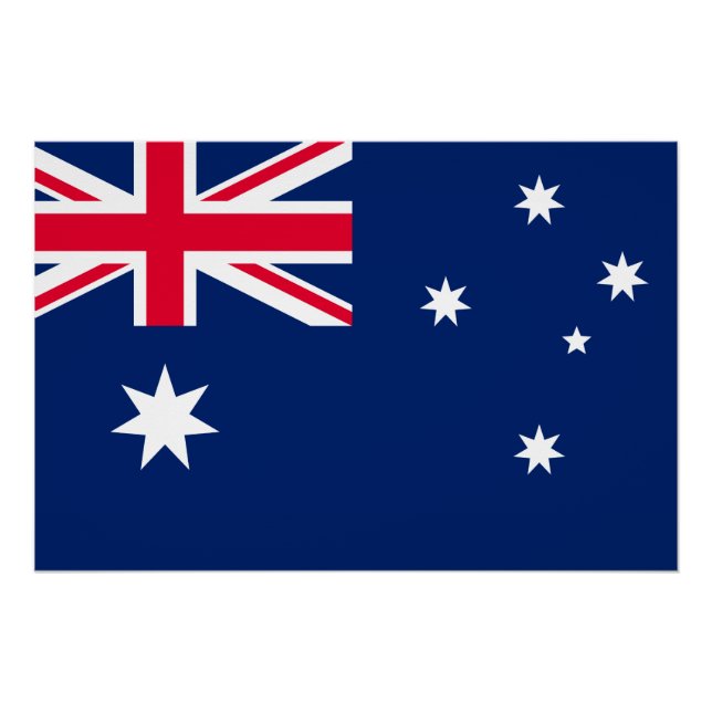 Flag of Australia Poster (Front)