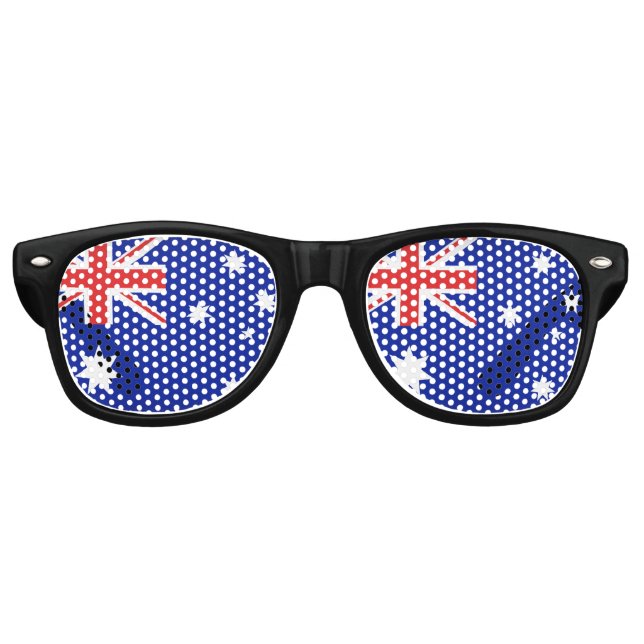 Flag of Australia Retro Sunglasses (Front)
