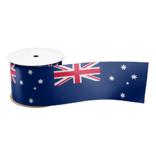 Flag of Australia Satin Ribbon