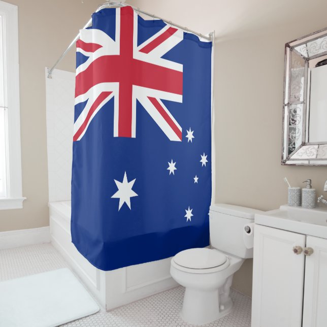 Flag of Australia Shower Curtain (In Situ)