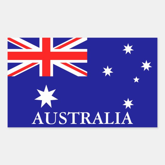 Flag of Australia Sticker (Front)