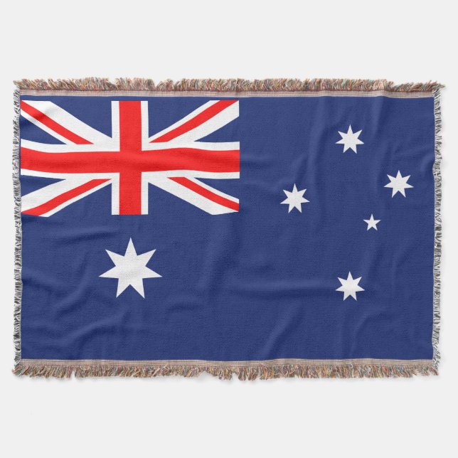 Flag of Australia Throw Blanket (Front)