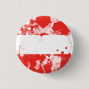 Flag of Austria 3 Cm Round Badge