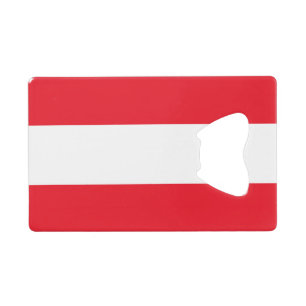 Flag of Austria Credit Card Bottle Opener