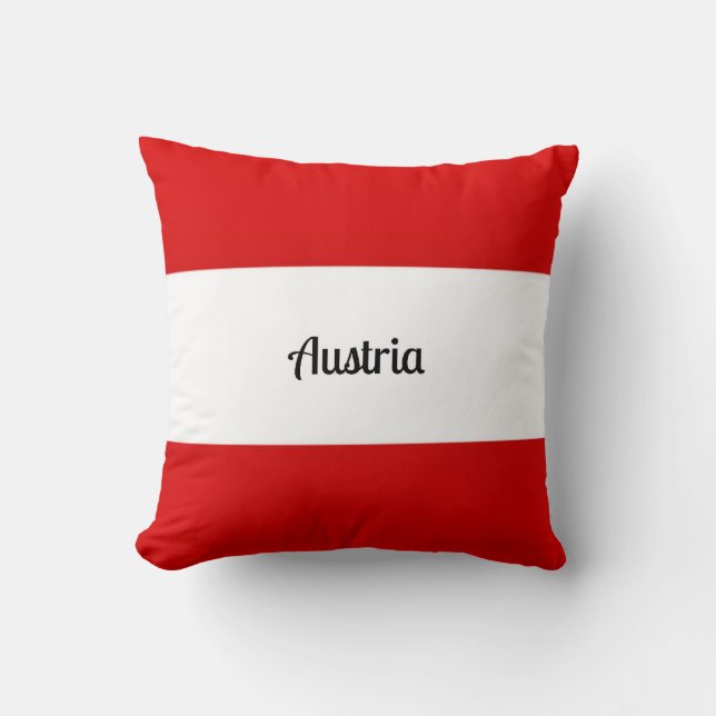 Flag of Austria Cushion (Front)