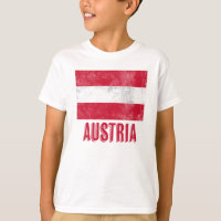 Flag of Austria "Grunge" look.
