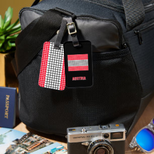 Flag of Austria Luggage Tag