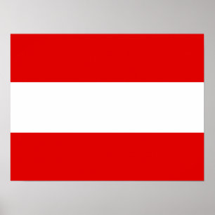 Flag of Austria Poster