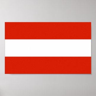Flag of Austria Poster