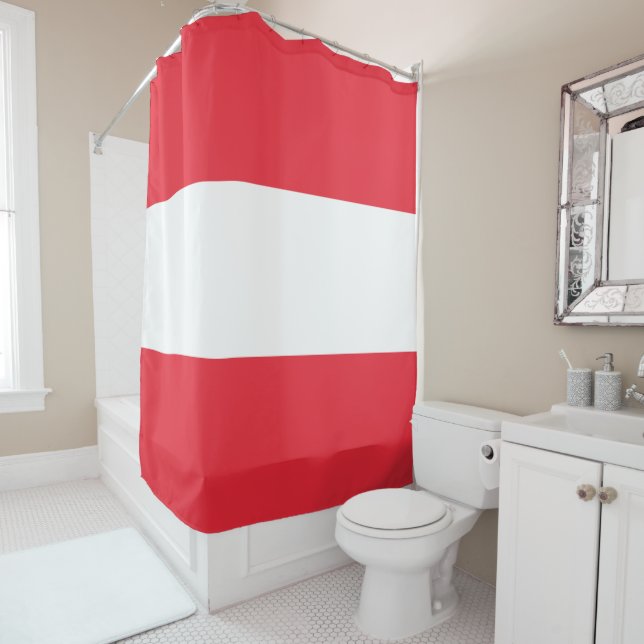 Flag of Austria Shower Curtain (In Situ)