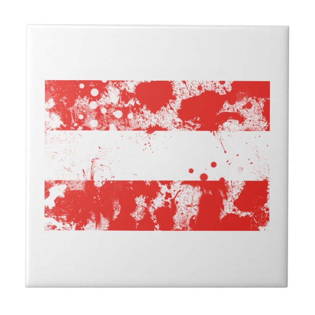 Flag of Austria Tile (Front)