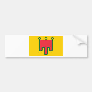 Flag of Auvergne - Drapeau de la Région Auvergne Bumper Sticker