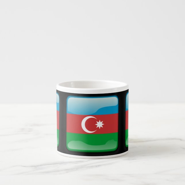 Flag of Azerbaijan Espresso Cup (Front)