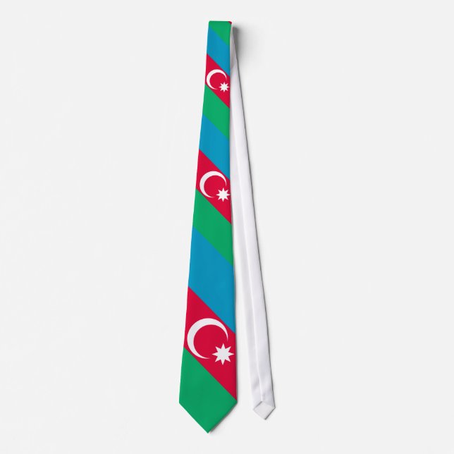 Flag of Azerbaijan Tie (Front)