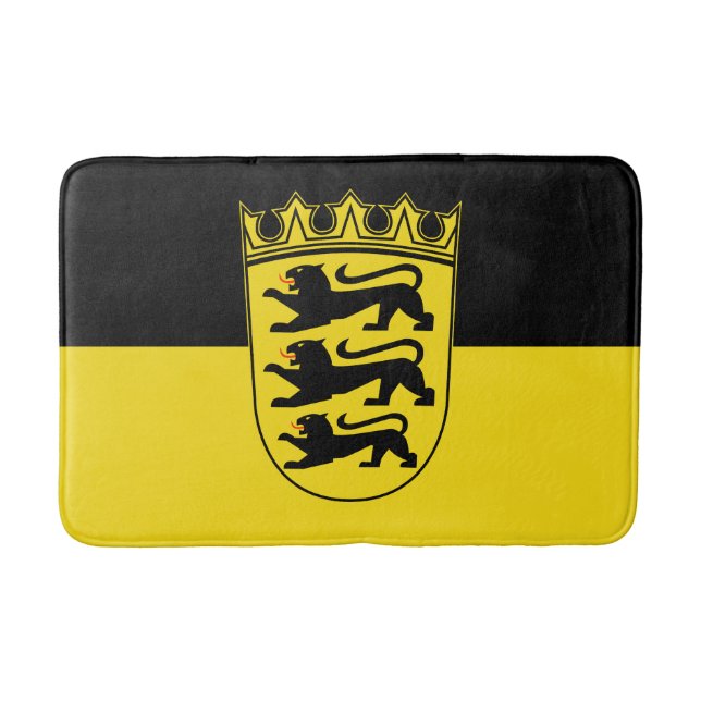 Flag of Baden-Württemberg Bathroom Mat (Front)