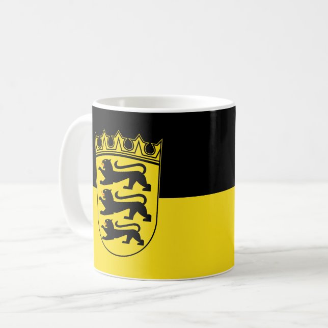 Flag of Baden-Württemberg Coffee Mug (Front Left)