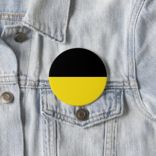 Flag of Baden Württemberg (German State) 7.5 Cm Round Badge