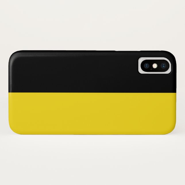 Flag of Baden Württemberg (German State) Case-Mate iPhone Case (Back (Horizontal))