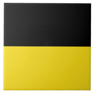 Flag of Baden Württemberg (German State) Ceramic Tile