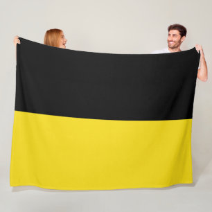 Flag of Baden Württemberg (German State) Fleece Blanket