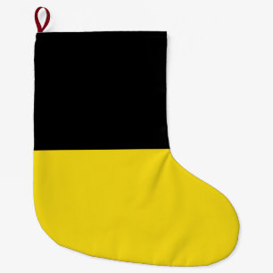 Flag of Baden Württemberg (German State) Large Christmas Stocking