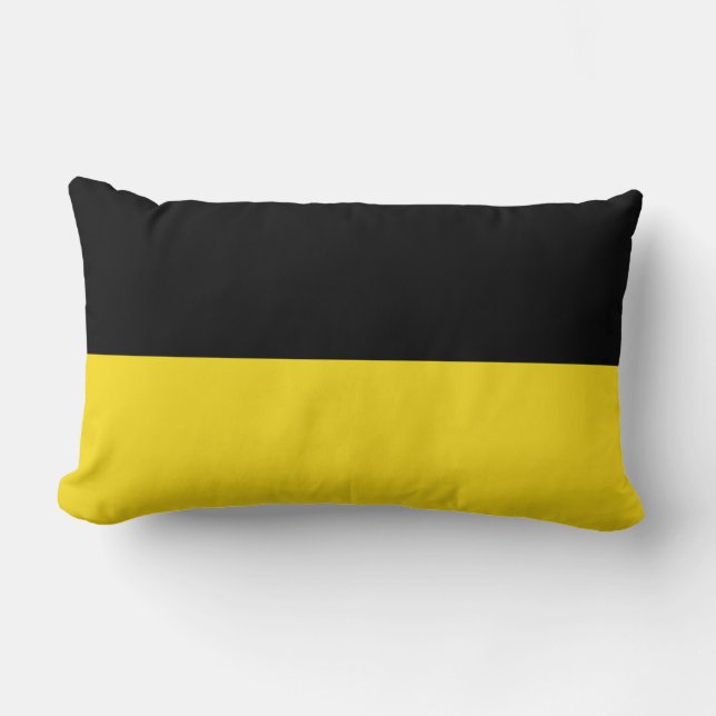 Flag of Baden Württemberg (German State) Lumbar Cushion (Front)