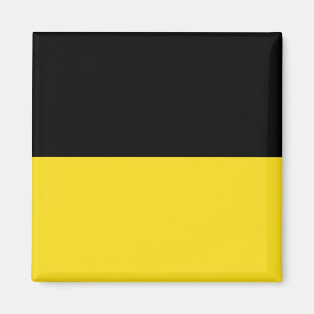 Flag of Baden Württemberg (German State) Magnet (Front)
