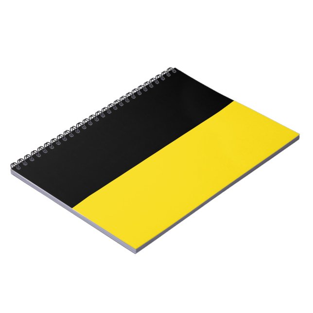 Flag of Baden Württemberg (German State) Notebook (Left Side)