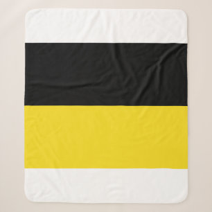 Flag of Baden Württemberg (German State) Sherpa Blanket