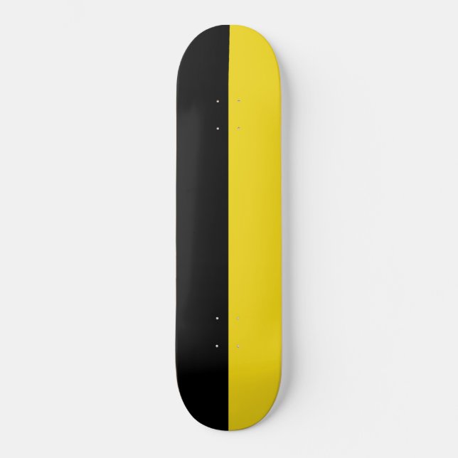 Flag of Baden Württemberg (German State) Skateboard (Front)