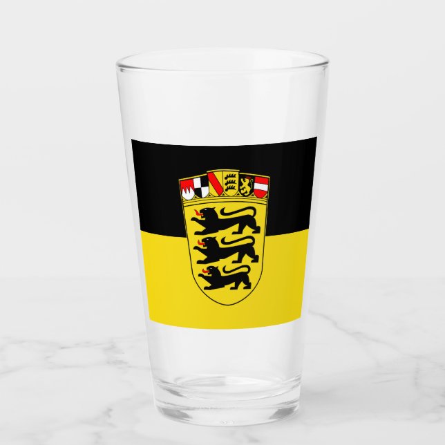 Flag of Baden-Württemberg Glass (Front)