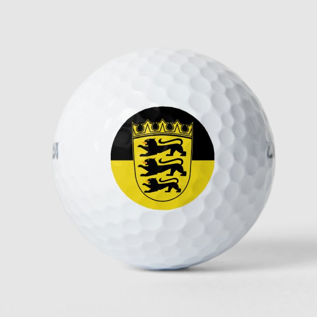 Flag of Baden-Württemberg Golf Balls (Front)