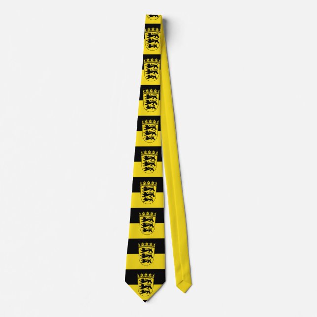 Flag of Baden-Württemberg Neck Tie (Front)
