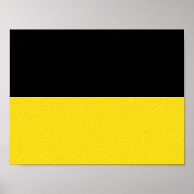 Flag of Baden-Württemberg Poster (Front)